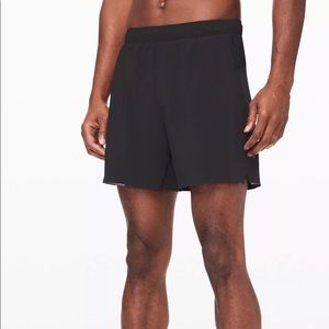 Lululemon Black Surge Short 6” Liner